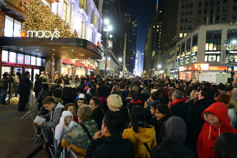 Crowd On Black Friday